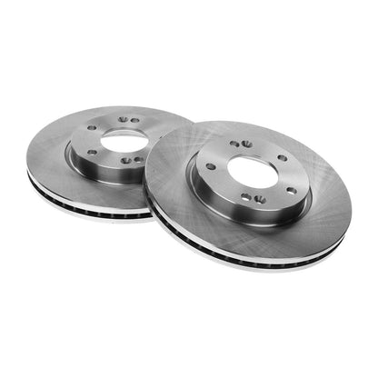 Set of 2 Front Disc Brake Rotors & Ceramic Pads for Hyundai Sonata (2005–2010)