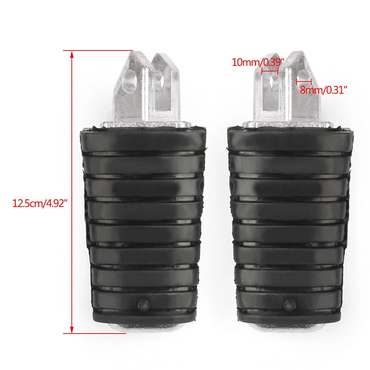 Foot Peg Front Footrest for Yamaha Virago XV125 (1997–2000), XV250 (1988–2013), XV400 (1991–1994) T9