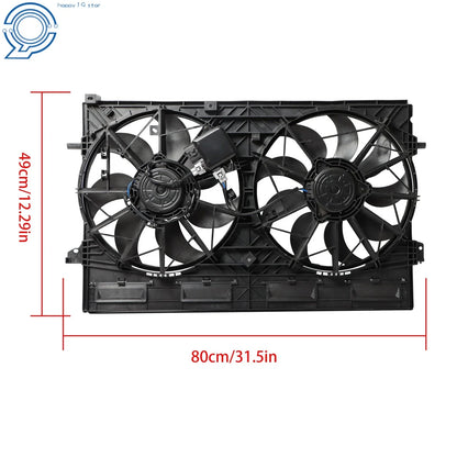 Dual Radiator Cooling Fan Assembly for Nissan Rogue (2021–2023)