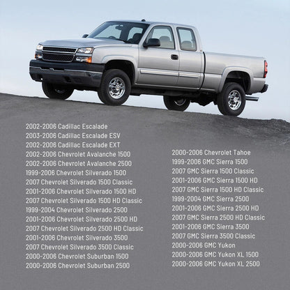 Front Driver Side Exterior Door Handle for Chevrolet Silverado Sierra (1999–2006)
