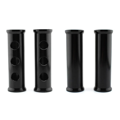 2X Front Fork Covers for Harley 883 1200 (2000–2021) Aluminum Black