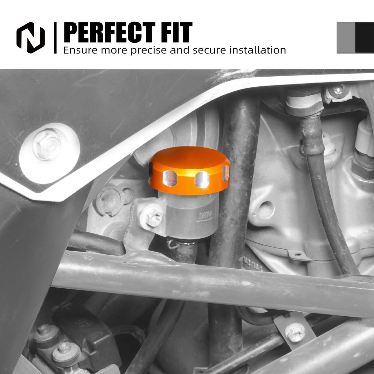 CNC Rear Brake Reservoir Cover Cap for KTM 1290 Super Duke R (2014–2020)