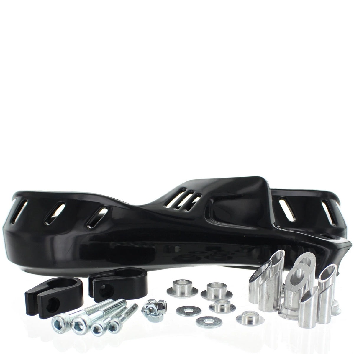 2X Emgo Plastic Handguards for ATV MX (M97934) Reinforced Black