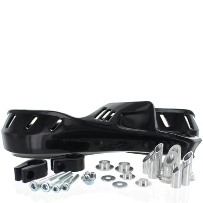 2X Emgo Plastic Handguards for ATV MX (M97934) Reinforced Black