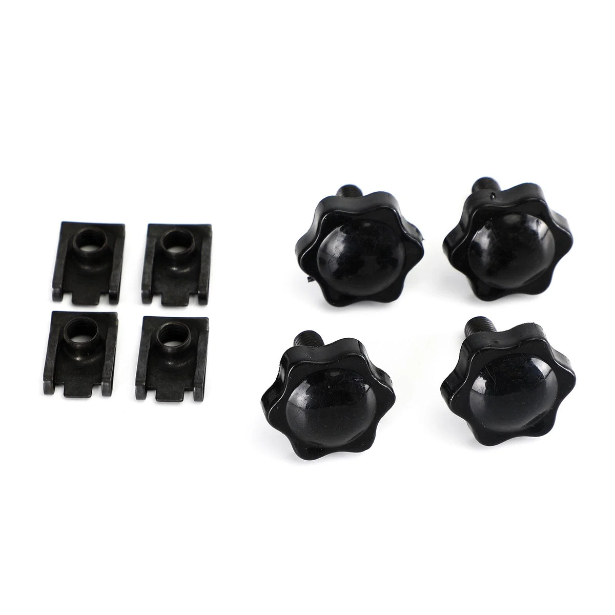 Set of 4 Saddlebag Lever Lock Bolts Nuts for Harley Glide King Touring (1996–2019)