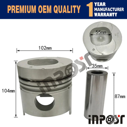 6BD1 6BD1T Overhaul Rebuild Kit for Isuzu 6BD1 6BD1T (Excavator)
