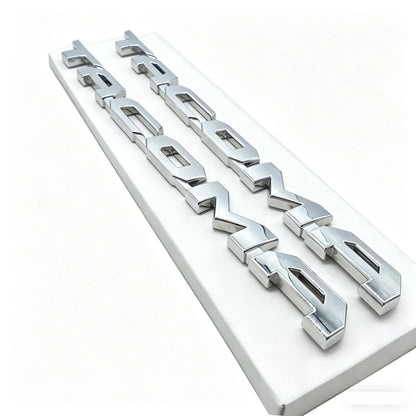 2Pcs Set Door Side Emblem for Tacoma (2016–2024) Chrome Nameplate Badge