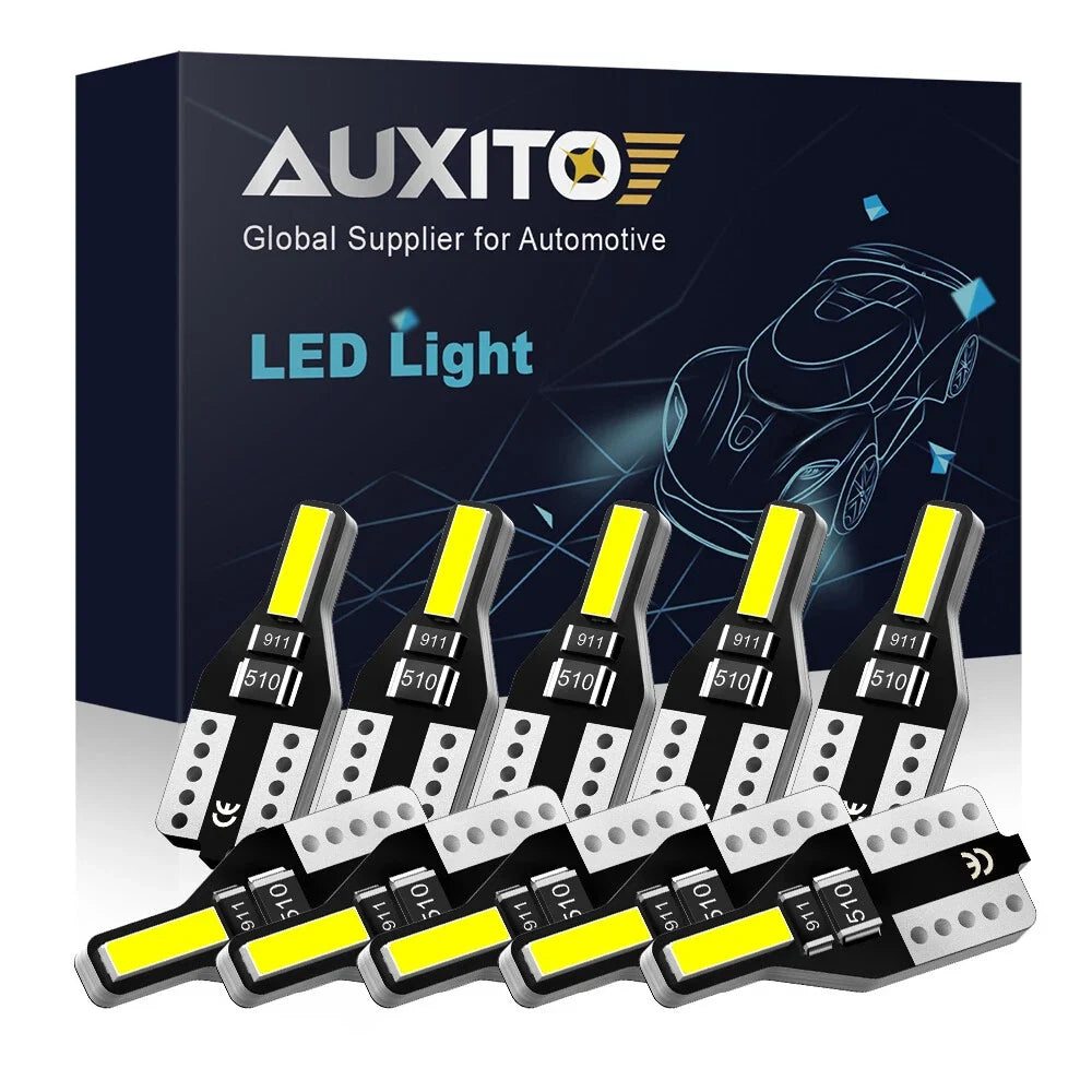 10x LED Light Bulb T10 194 2825 for Automotive (Universal Fit)