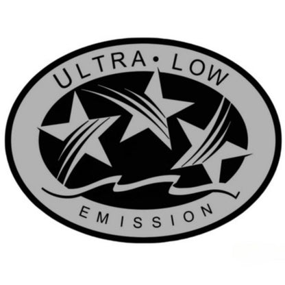 Outboard Graphic Sticker Decal for California DOT (3 Star) - Silver