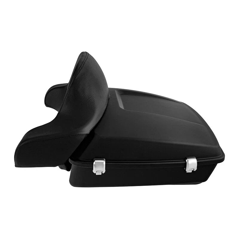 Matte Chopped Trunk Backrest Pad for Harley Touring Road Glide (2014–2026)