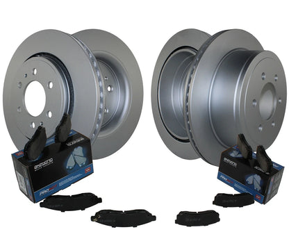 Front Rear Brake Kit Rotors Akebono Ceramic Pads for Ford F-150 (2004–2023)