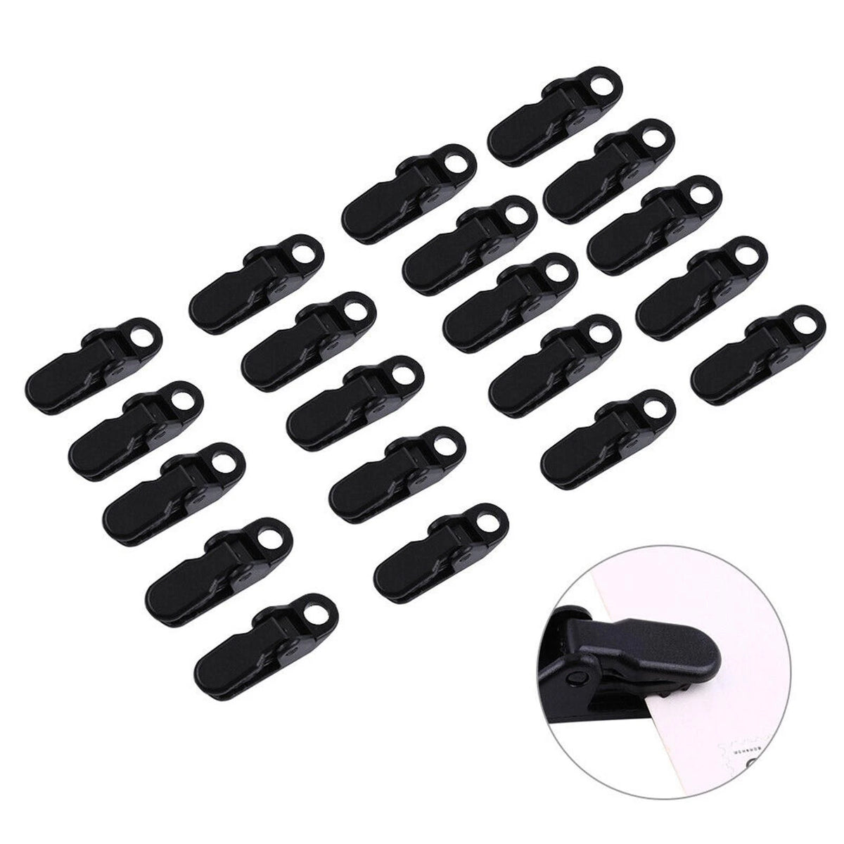 Set of 4 Outdoor Camping Tent Awning Tarp Clamp Gripper Clips