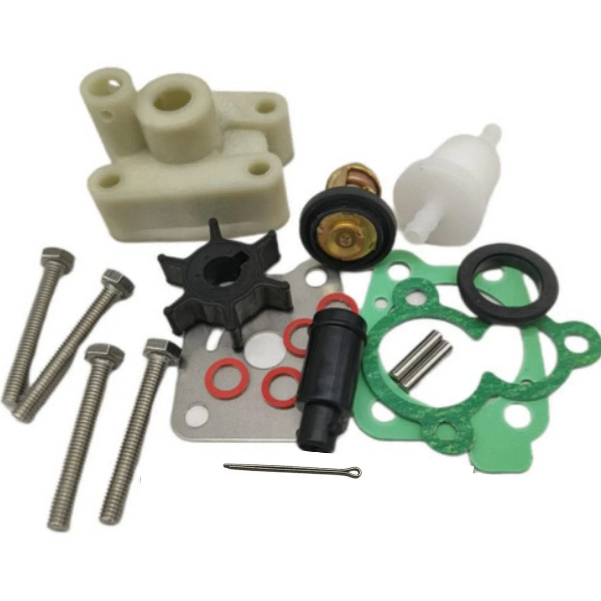 Maintenance Service Kit for Yamaha Outboard 4HP 5HP 6HP (4BX-WG078-00, 66M-12411-01)