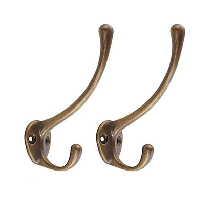2Pcs Antique Solid Brass for Custom Applications (4.33"x1.18"x1.34")