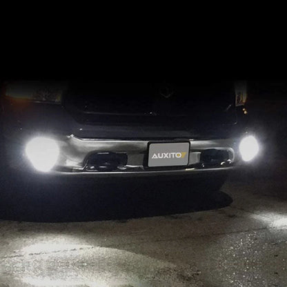 Set of 2 AUXITO H8 H11 H16 Fog Light LED Bulbs 3000LM 6500K for