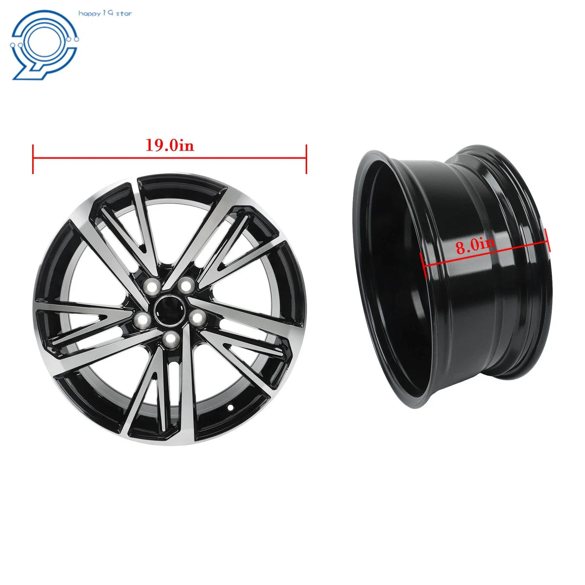 19 x 8 Inch Alloy Wheel Rim for Toyota Camry (2018–2025)