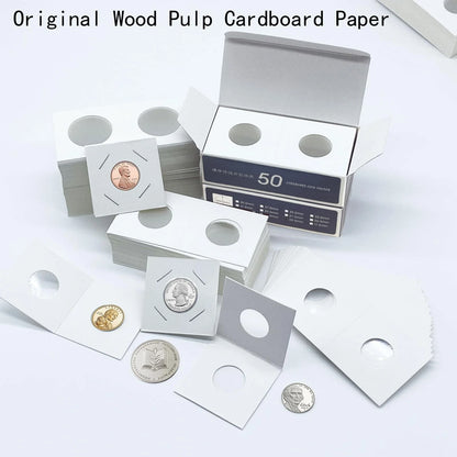 300 Pcs Cardboard Coin Flips Assorted Sizes (2" - 6")