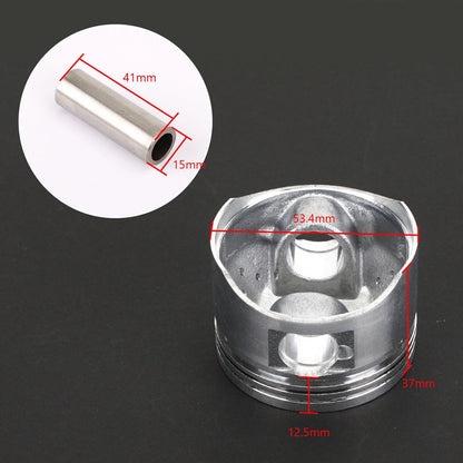 Piston Ring Pin Clip Kit +1.00 53.4mm for Yamaha BWS Zuma Cygnus X 125 (2004–2020)