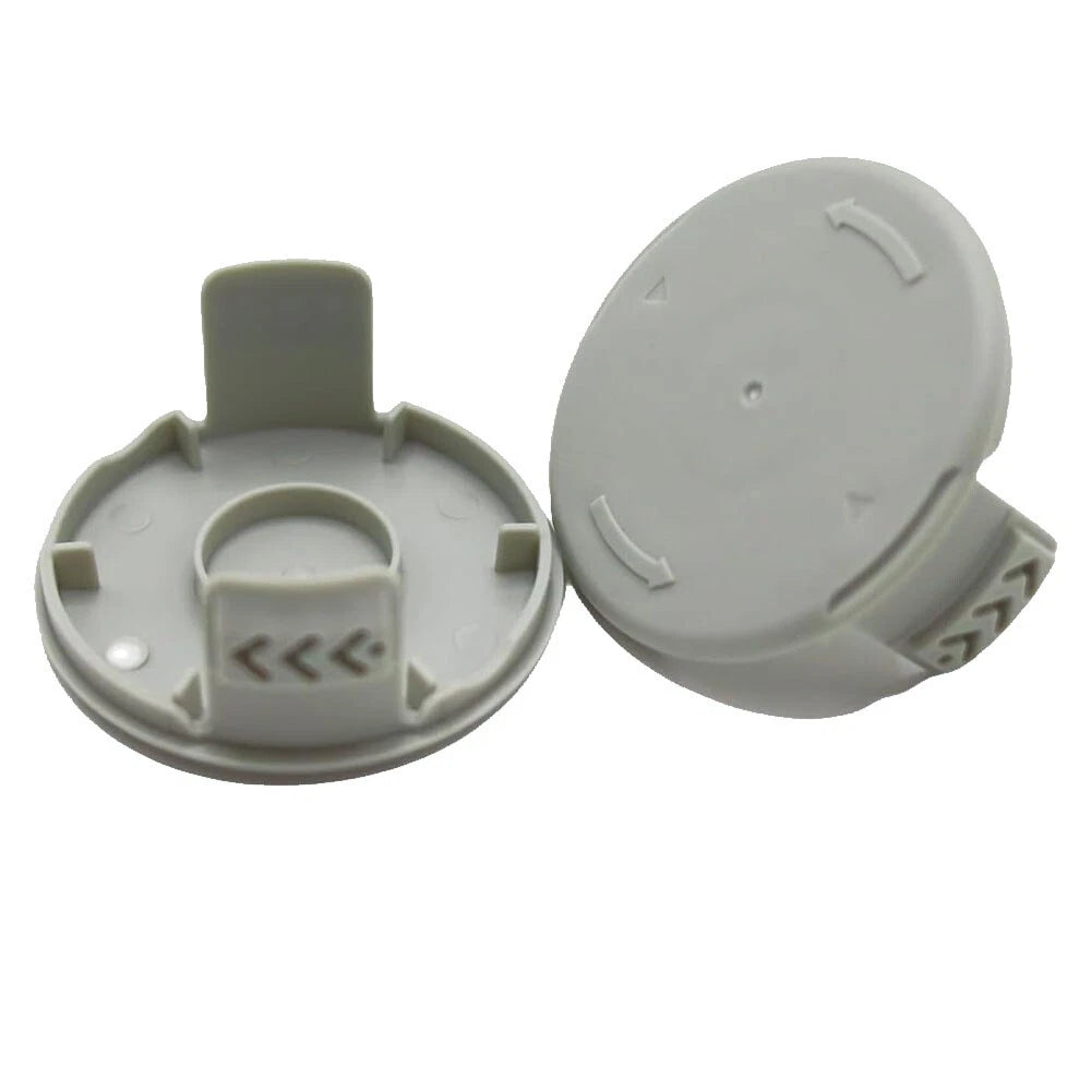 2X Gray Grass Eater Spool Cap Cover for Hyper Tough Trimmer (HT19-401-003-06)