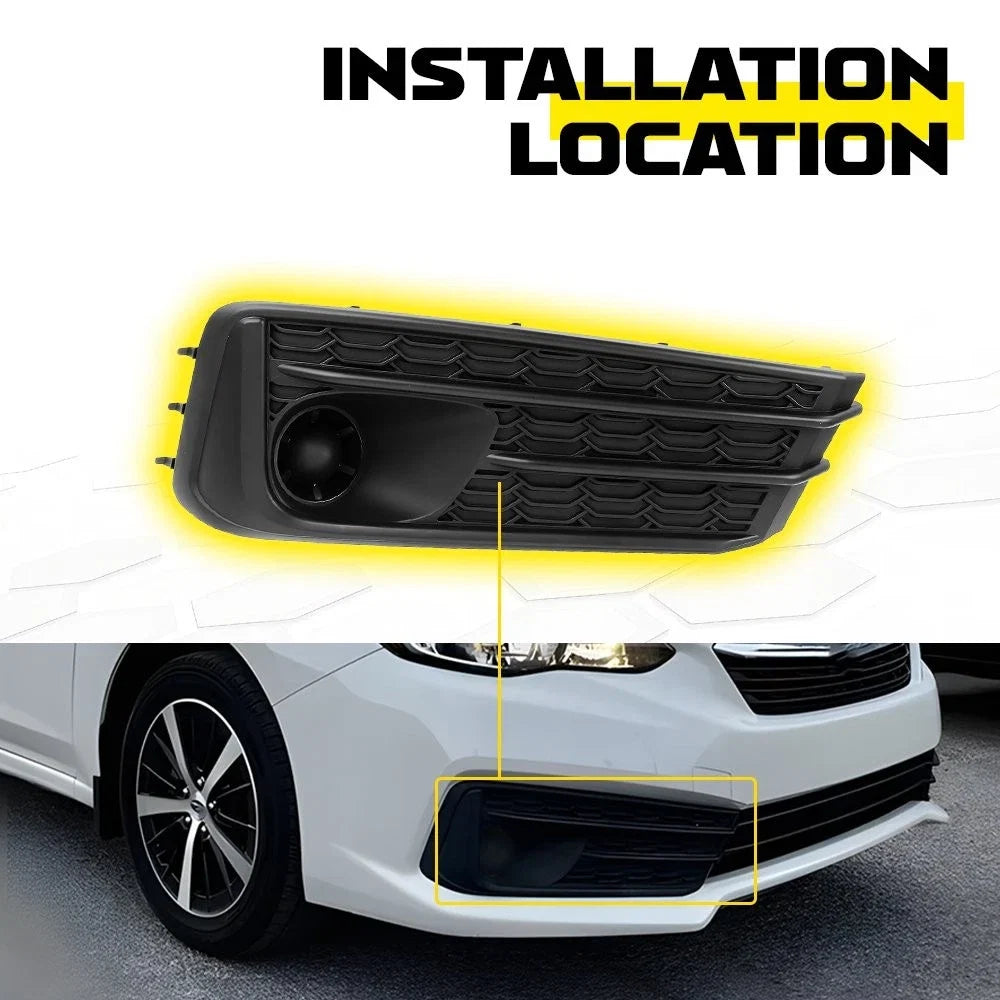 Right Passenger Side Fog Light Cover for Subaru Impreza (2020–2023) 57737FL00A