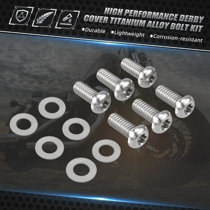Titanium Torx Button Head Screws for Harley Forty Eight XL1200X XL1200XS (2010–2023)