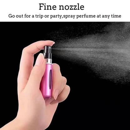 5X Refillable Travel Perfume Atomizer Spray Bottle 5ML/8ML