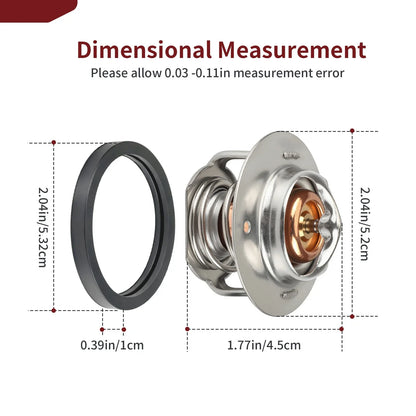 Thermostat w/ O-Ring for Kawasaki Mule PRO-FX PRO-FXR PRO-FXT (2015–2023)