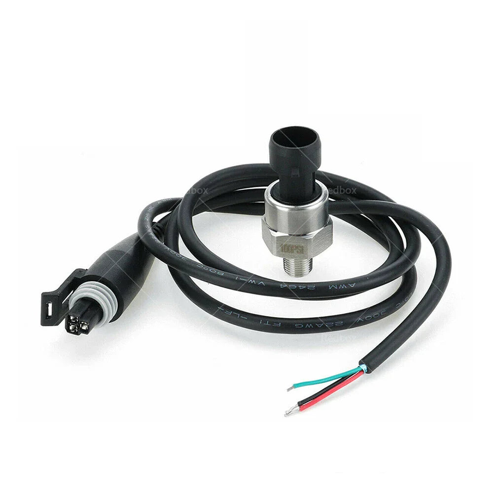 Stainless Steel 100PSI 1/8NPT Oil Fuel Air Pressure Transducer Sensor