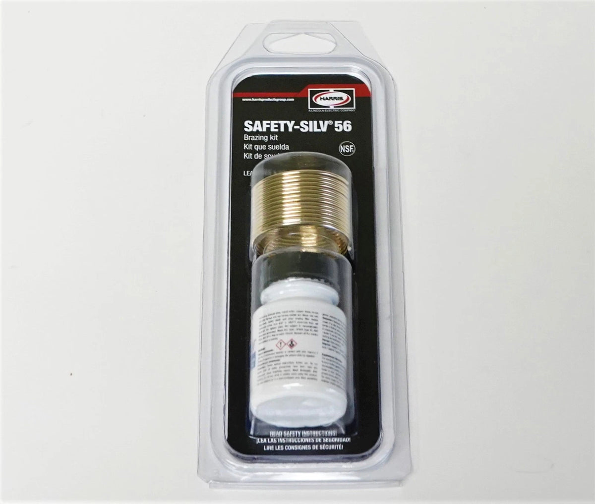 56KPOP Harris Safety-Silv 56 Silver Solder Brazing Alloy 1 Troy Ounce