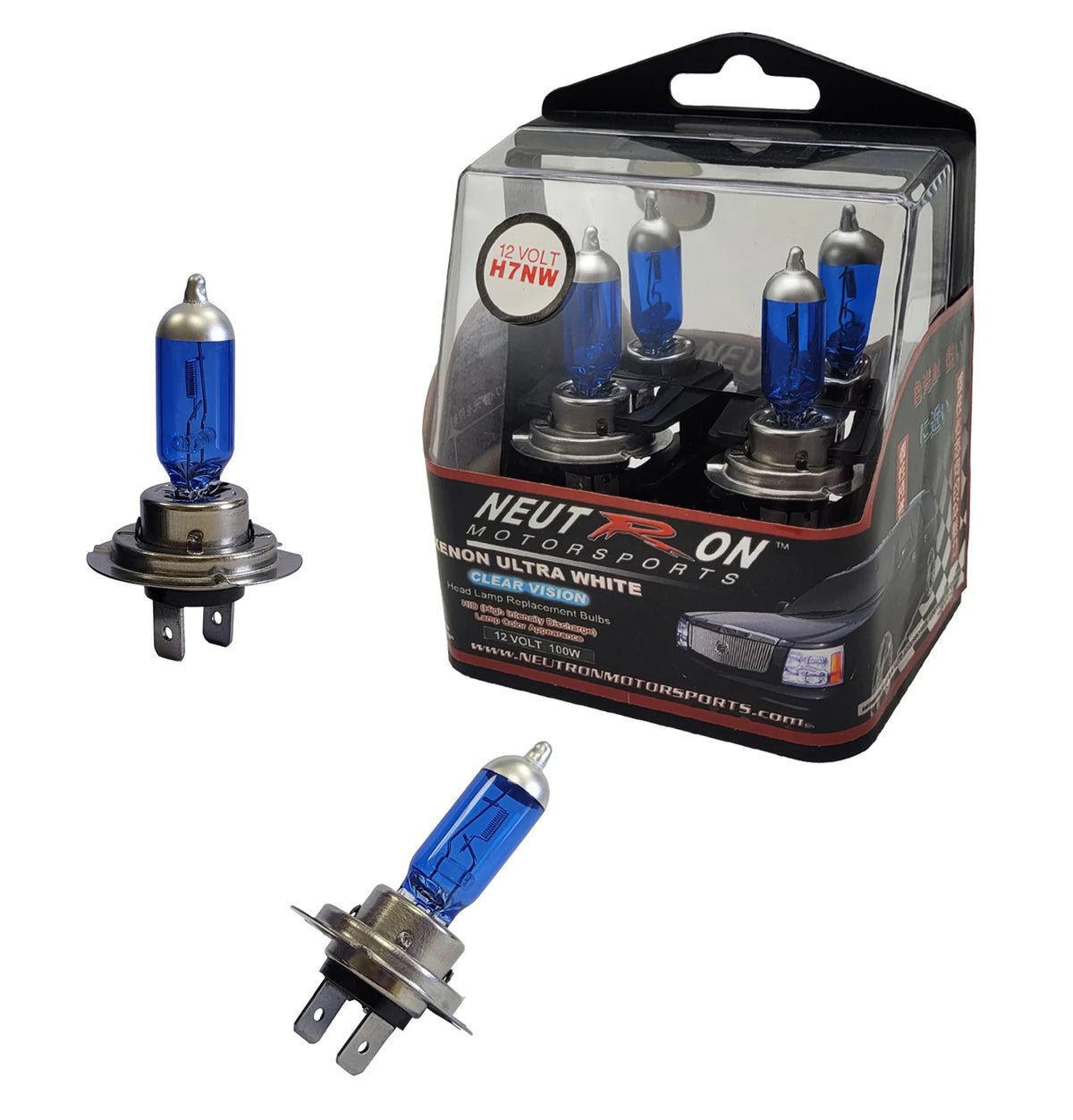 H7 Halogen Headlight Bulbs for