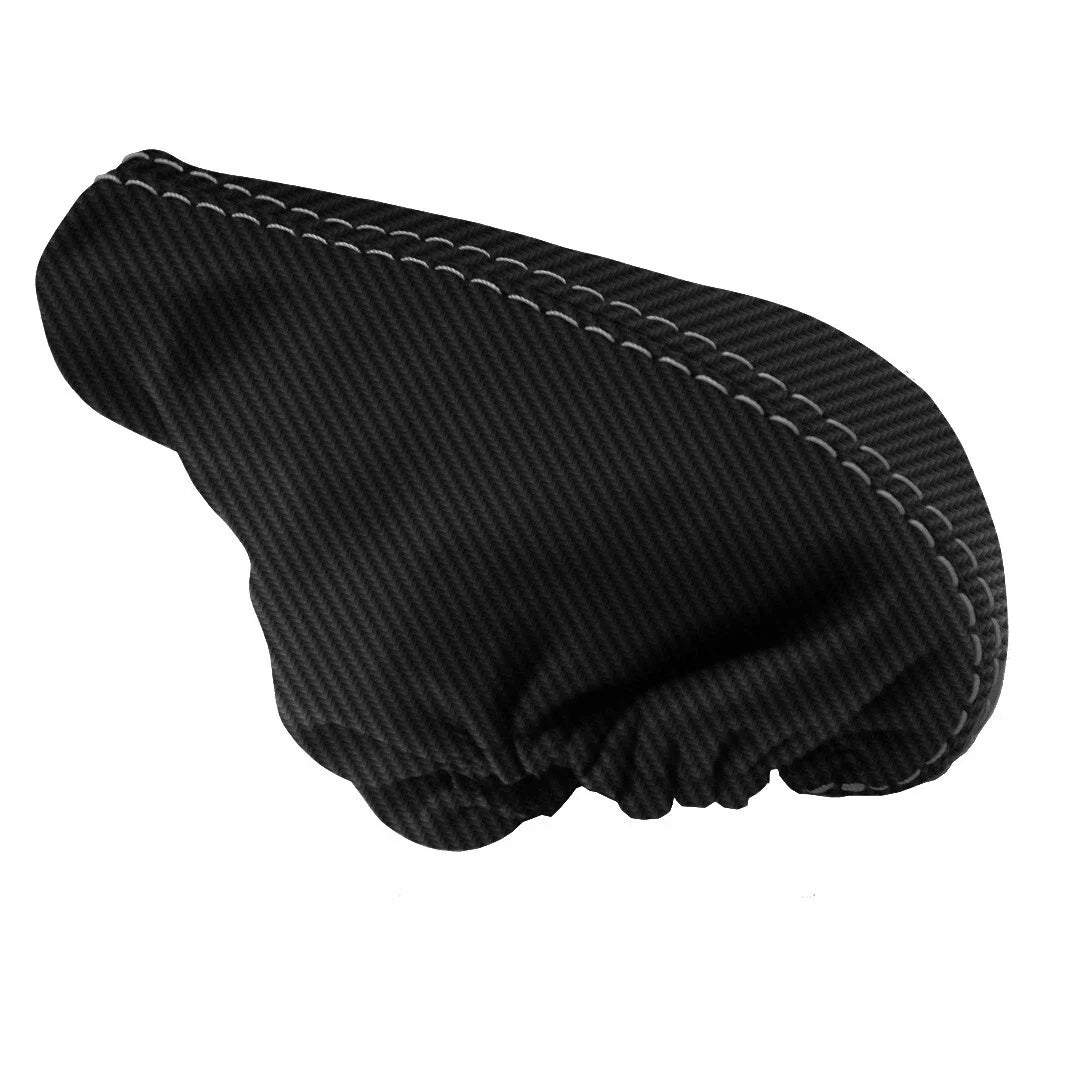 E Brake Boot Cover for Nissan Frontier (2005–2019) Gray Stitch PVC Carbon