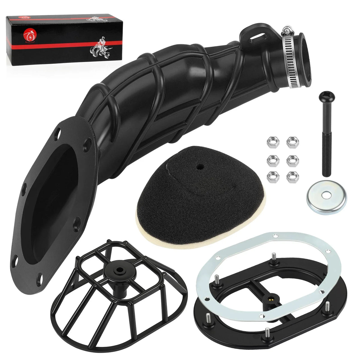 Intake Duct Tube Boot & Air Filter Kit for Yamaha Blaster (1988–2006)