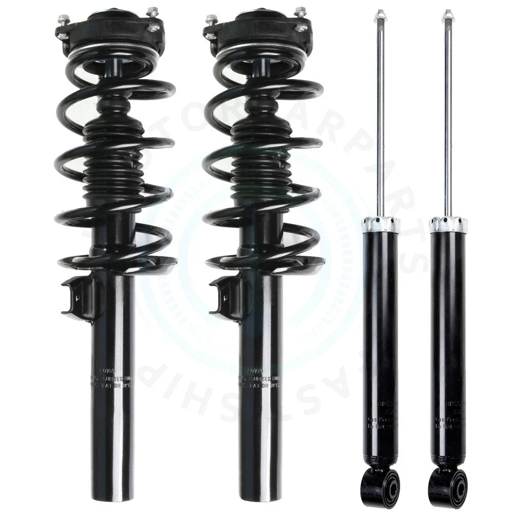 Set of 4 Complete Strut Assembly & Shock Absorbers for Volkswagen Passat Golf (2006–2009)