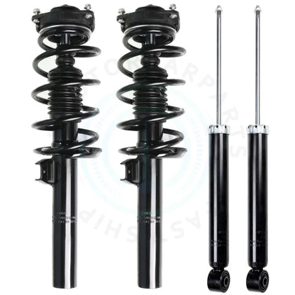 Set of 4 Complete Strut Assembly & Shock Absorbers for Volkswagen Passat Golf (2006–2009)