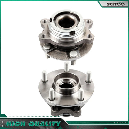 2X Front Wheel Bearing Hub for Nissan Altima Maxima Murano Pathfinder JX35 QX60 (2013–2019)