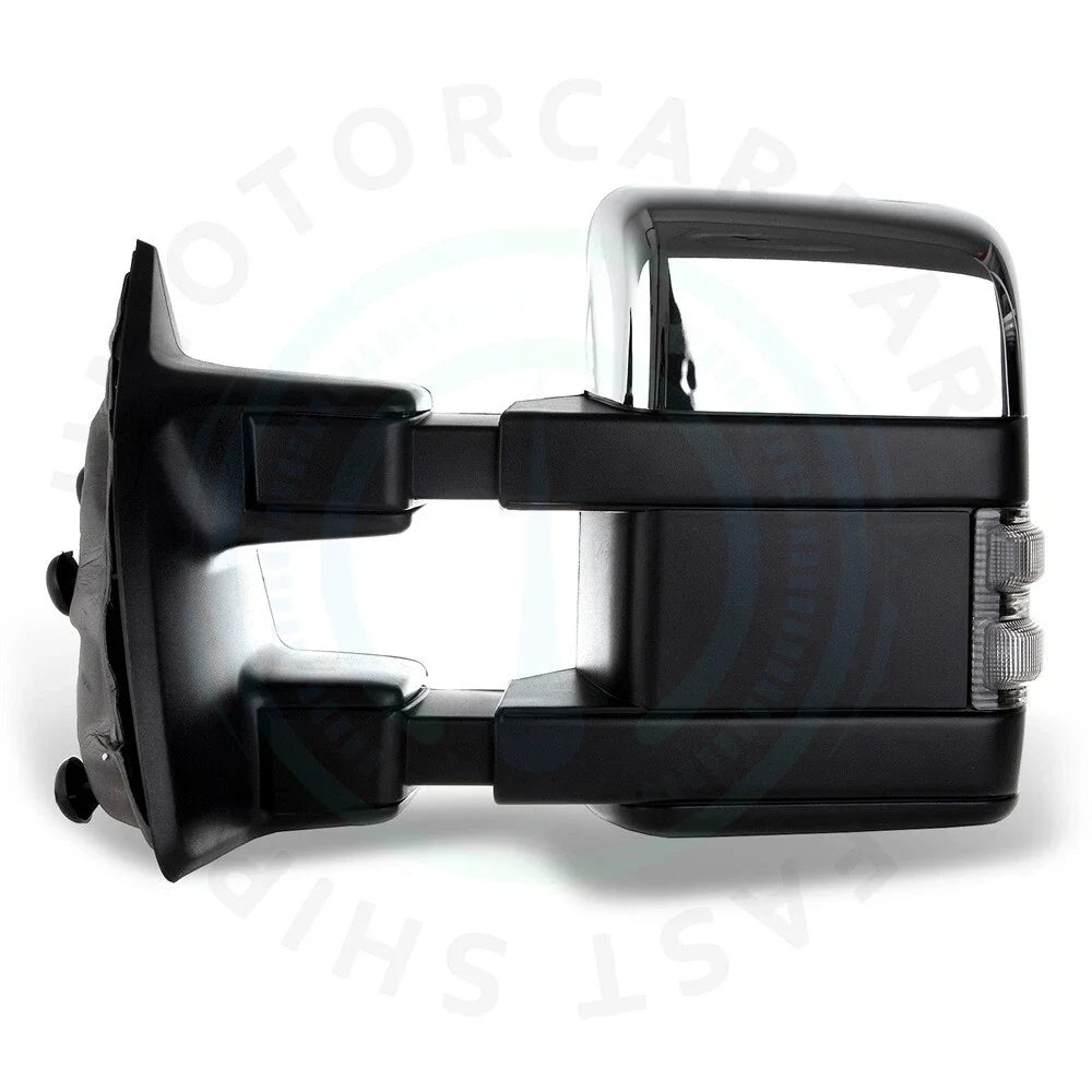 2X LED Signal Heated Tow Mirrors for Ford F250-F550 Super Duty (1999–2007)