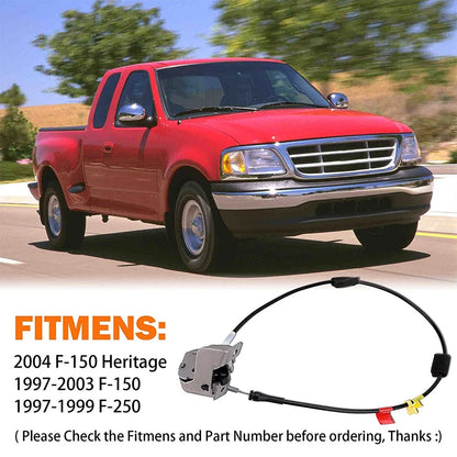 Rear Right Door Upper Latch with Cable for Ford F-150 F-250 (1997–2004)