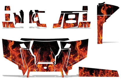 UTV Graphic Decals for Polaris Ranger 570/900XP/Crew 900/1000XP (2016–2017)