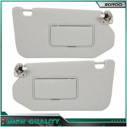 Set of 2 Sun Visors W/Lamp for Infiniti JX35 QX60 Pathfinder (2013–2015) 96401-9PB0A