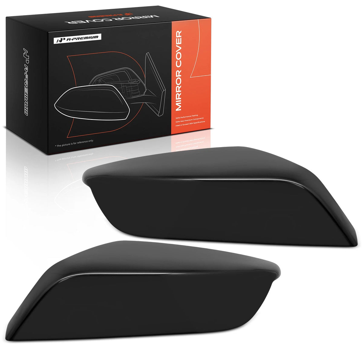 2X Mirror Cap Set for Chevrolet Malibu (2016–2025) - 23372287, GM1326118, GM1327118