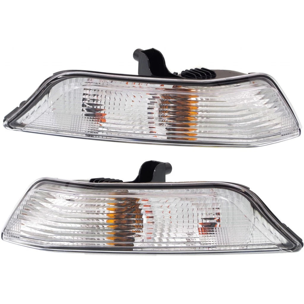 Pair of Front Signal Lights for Ford Mustang (2015–2017) PLX-M1-329-1610L-AF-CL360A2, FO2520191, FO2521191