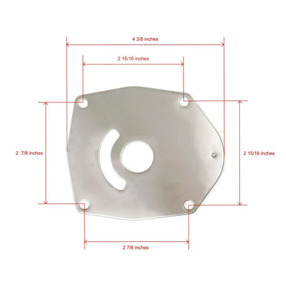 Water Pump Impeller Kit 2X for Mercruiser (Replaces 47-43026Q06, 47-8M0100526)