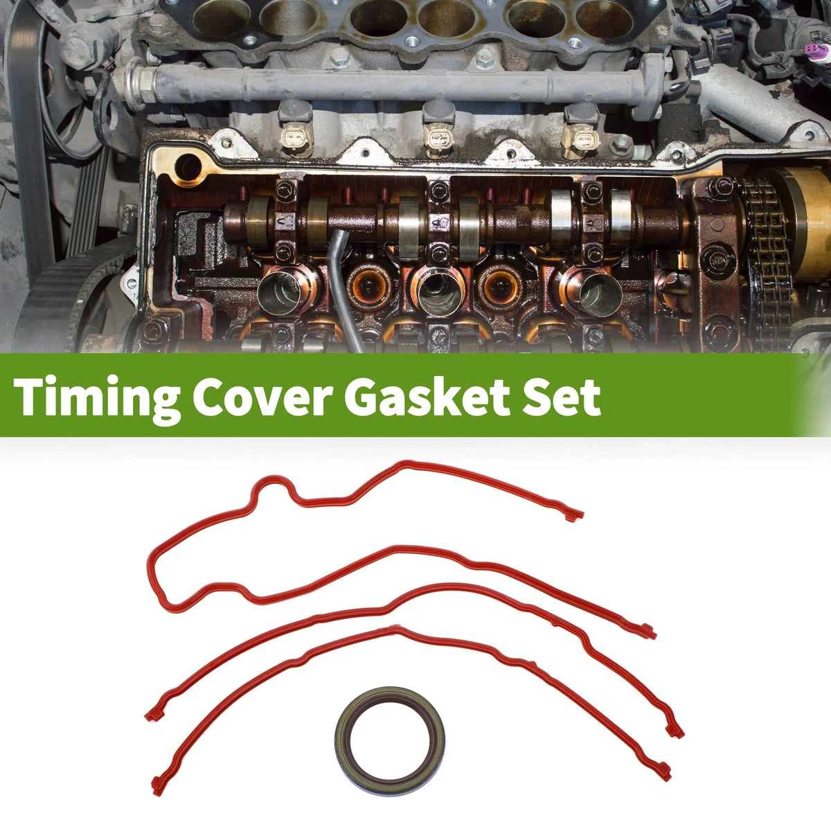 Timing Cover Gasket Set for Ford Expedition 5.4L (2005–2012)