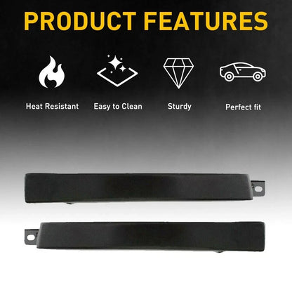 Set of 2 Headlight Filler Trim Panels for Toyota Tacoma (1998–2000)