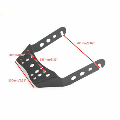 6" ATV Light Bar Bracket Mount for Z400 LTR450 KFX400 YFZ Raptor 350 (M568-A002-Black)