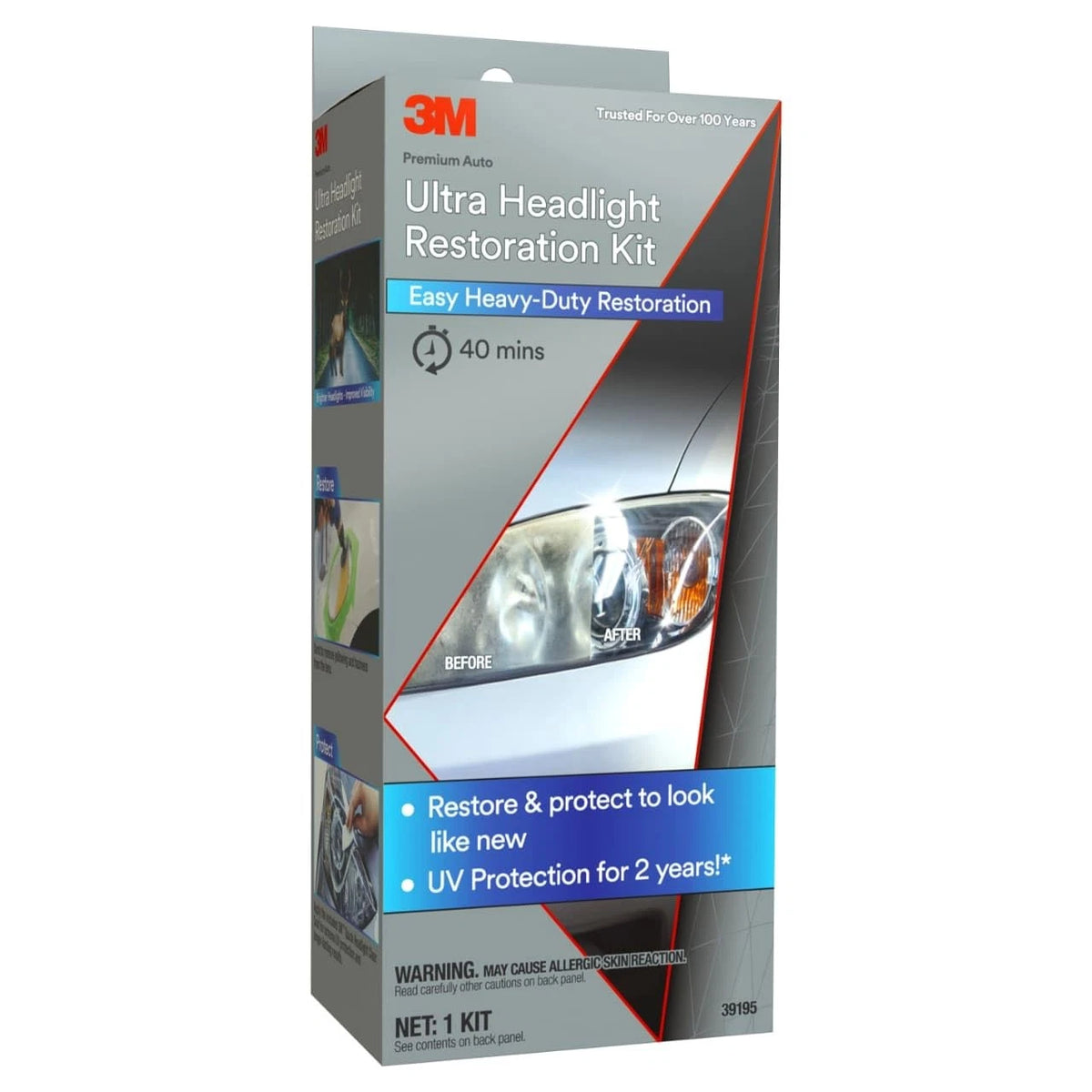 3M Ultra Headlight Restoration Kit for Automotive