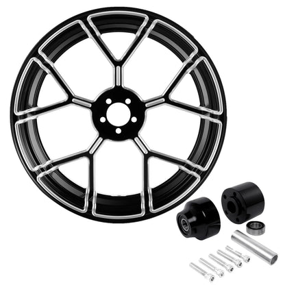 18" Front Wheel Rim & Single Disc Hub for Harley Street Glide (1997–2021)