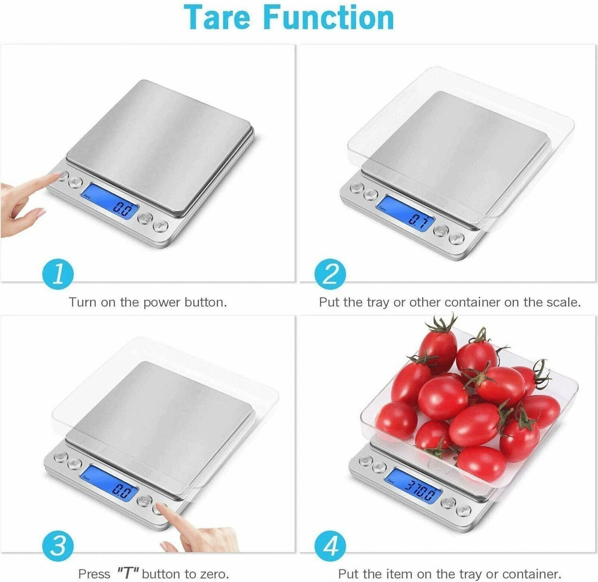 Digital Weight Scale Mini Size 2000g x 0.1g