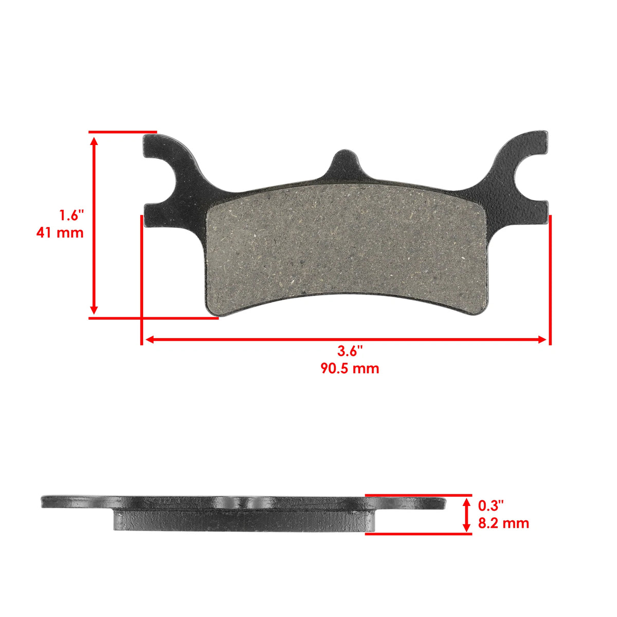 Brake Pads for Polaris Sportsman 400 (2003–2005) MP115AA2017, 2201871, 2202414, 2203451