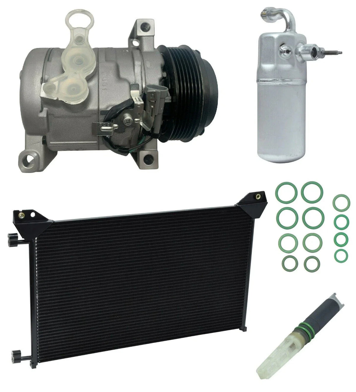 AC Compressor Kit With Condenser for Chevrolet Silverado 3500HD (2011–2016)